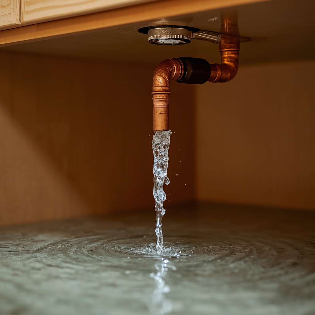 Burst Pipe Emergency — Problem stage